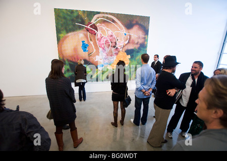 Ricevimento di apertura per Jeff Koons, Nuovi Dipinti, Gagosian Gallery, Beverly Hills, in California, Stati Uniti d'America Foto Stock