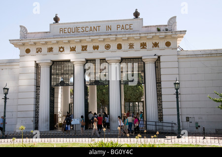 Cementerio de la Recoleta, il Cimitero di Recoleta, Buenos Aires, Argentina, Sud America Foto Stock