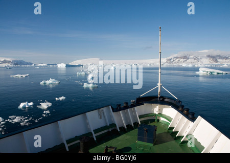 Di ghiaccio in Antartide Suono, Penisola Antartica, Antartide, regioni polari Foto Stock