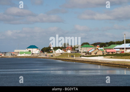 Port Stanley nelle isole Falkland, Sud America Foto Stock