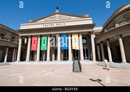 Teatro Solis, opera house, Montevideo, Uruguay Sud America Foto Stock