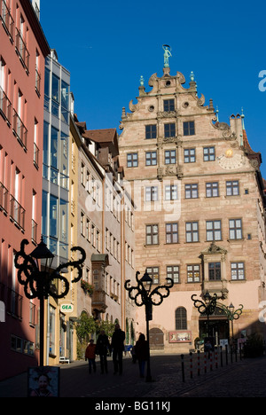 Casa Fembo (città museo), Norimberga, Baviera, Germania, Europa Foto Stock