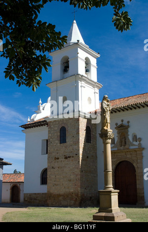 La città coloniale di Villa de Leyva, Colombia, Sud America Foto Stock