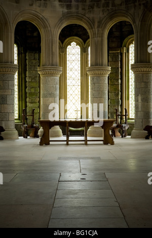 Gli scatti in interni di St Conan è la Chiesa, LochAwe Village, Argyll & Bute, Scozia Foto Stock