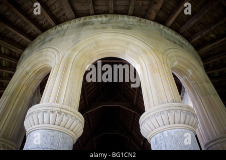 Gli scatti in interni di St Conan è la Chiesa, LochAwe Village, Argyll & Bute, Scozia Foto Stock