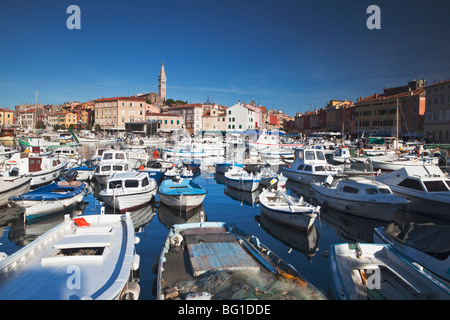 Porto di Rovigno Istria Croazia Foto Stock