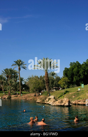 Israele, Beth Shean Valley, Sachne, Gan Hashlosha Parco Nazionale Foto Stock