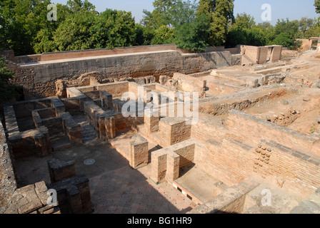 Rovine del Palacio de los Abencerrajes, l'Alhambra di Granada, Andalusia, Spagna Foto Stock