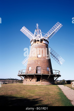 John Webb il mulino a vento a Thaxted in Essex in Inghilterra in Gran Bretagna nel Regno Unito Regno Unito. Storia dell'architettura Agricoltura Costruzione Foto Stock