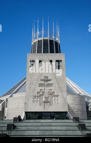 Cattedrale Metropolitana di Cristo Re, Liverpool, Merseyside England, Regno Unito, Europa Foto Stock