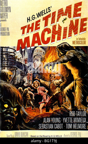 La macchina del tempo - Poster per il 1960 Lowe's film Inc Foto Stock