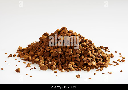 Vista ravvicinata del per caffè liofilizzato Foto Stock