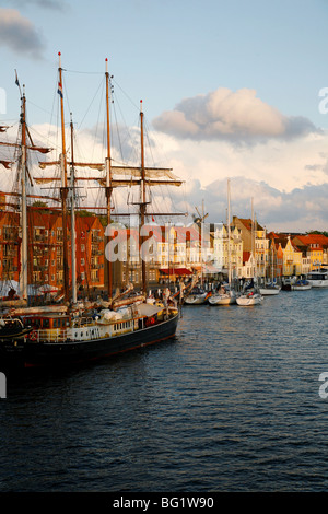 Il porto di Sonderborg, nello Jutland, Danimarca, Scandinavia, Europa Foto Stock
