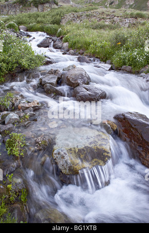 Il Cascades, American bacino, Uncompahgre National Forest, Colorado, Stati Uniti d'America, America del Nord Foto Stock