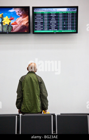 Deoartire o partenze pensione all'Aeroporto Internazionale di Benito Juarez di Città del Messico Foto Stock