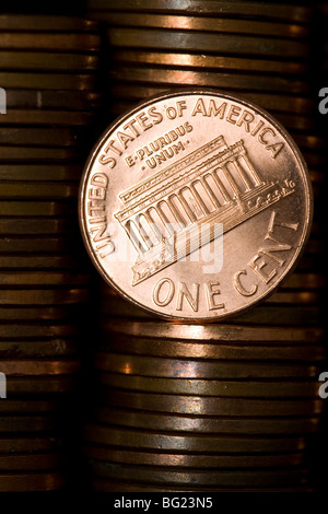 Stack di Penny Foto Stock