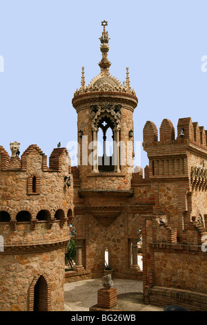 Castillo Monumento Castello di Colomares monumento in benalmadena andalusia. Foto Stock