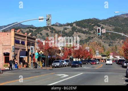 Calistoga, California, Stati Uniti d'America. Foto Stock