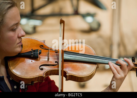 Violinista Foto Stock