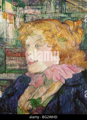 Henri de Toulouse-Lautrec L'italienne du Star au Havre (Miss Doly) 1899 olio su cartone Musee Toulouse-Lautrec, Foto Stock