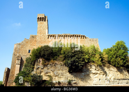 La Rocca Aldobrandesca, Sovana, Grosseto, Toscana, Italia, Europa Foto Stock