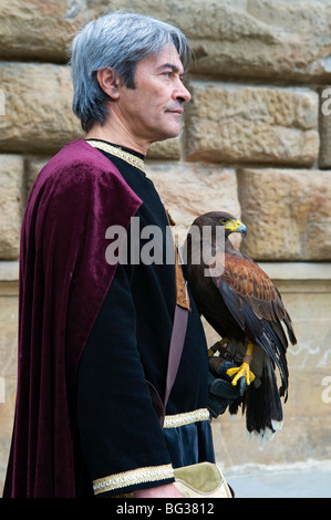 Parata medievale di Cavalcata dei Magi, Firenze (Firenze), Toscana, Italia, Europa Foto Stock