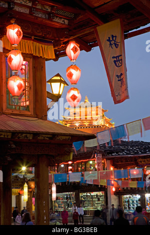 Shangri-La, precedentemente Zhongdian, sul confine tibetano, Shangri-La Regione, Provincia di Yunnan in Cina, Asia Foto Stock