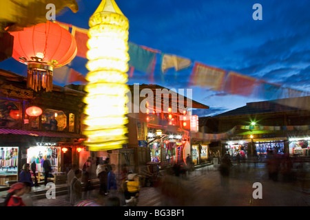 Shangri-La, precedentemente Zhongdian, sul confine tibetano, Shangri-La Regione, Provincia di Yunnan in Cina, Asia Foto Stock