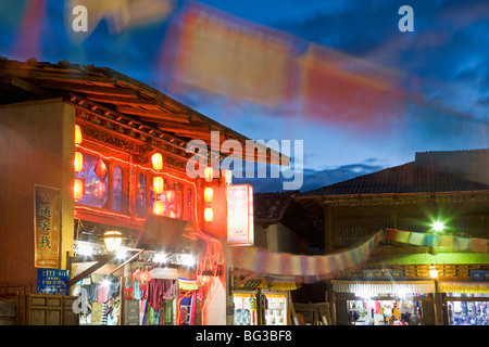 Shangri-La, precedentemente Zhongdian, sul confine tibetano, Shangri-La Regione, Provincia di Yunnan in Cina, Asia Foto Stock