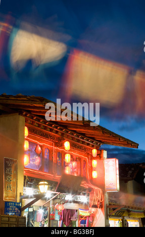 Shangri-La, precedentemente Zhongdian, sul confine tibetano, Shangri-La Regione, Provincia di Yunnan in Cina, Asia Foto Stock