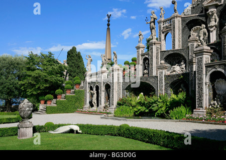 Isola Bella, Isole Borromeo, Stresa Lago Maggiore, Piemonte, Italia, Europa Foto Stock