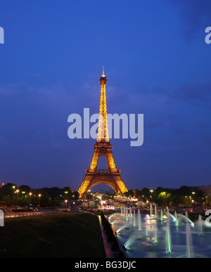 Torre Eiffel, Parigi, Francia, Europa Foto Stock