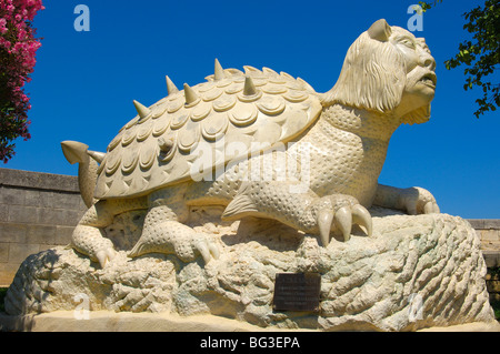 La "Tarasque", mostro medievale. Tarascon. Bouches-du-Rhône. Provenza. La Francia. Foto Stock