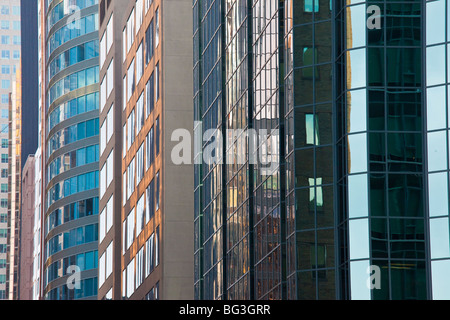 Il centro di grattacieli di Toronto in Canada Foto Stock