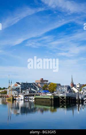 Pickering Wharf, Salem, una maggiore area di Boston, Massachusetts, New England, Stati Uniti d'America, America del Nord Foto Stock