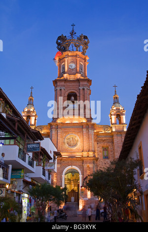 Cattedrale di Nostra Signora di Guadalupe, Puerto Vallarta, Stato di Jalisco, Messico, America del Nord Foto Stock