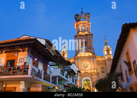 Cattedrale di Nostra Signora di Guadalupe, Puerto Vallarta, Stato di Jalisco, Messico, America del Nord Foto Stock