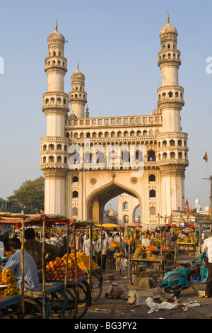 Charminar, Hyderabad, Andhra Pradesh, India, Asia Foto Stock