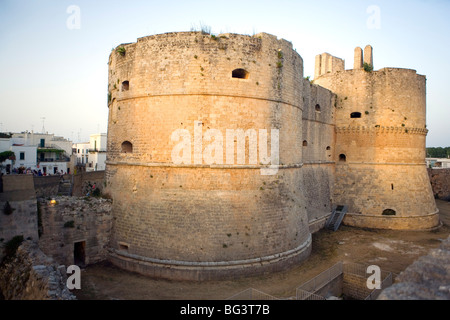 Il castello di Otranto, provincia di Lecce, Puglia, Italia, Europa Foto Stock