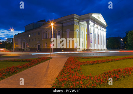 Teatro casa sulla Prospekt Mira, Kaliningrad, Russia, Europa Foto Stock