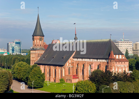 Vecchia Cattedrale sull isola Kants, Sito Patrimonio Mondiale dell'UNESCO, la regione di Kaliningrad (Konigsberg), Russia, Europa Foto Stock