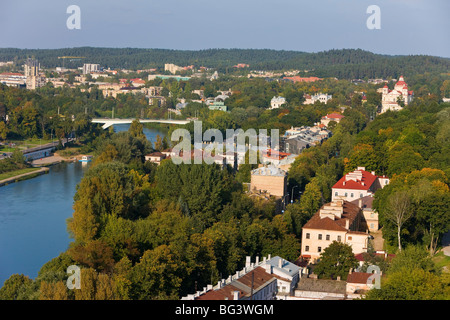 Vista sulla città vecchia di Vilnius, Lituania, paesi baltici, Europa Foto Stock