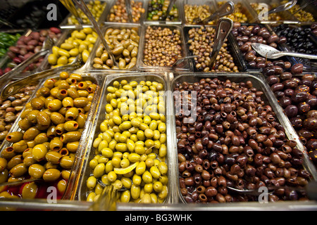 Olive in St Lawrence Market Toronto Ontario Canada Foto Stock