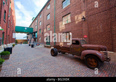 Gooderham e mosto Distillery District a Toronto in Canada Foto Stock