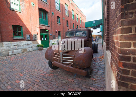 Gooderham e mosto Distillery District a Toronto in Canada Foto Stock