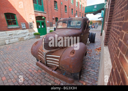 Gooderham e mosto Distillery District a Toronto in Canada Foto Stock