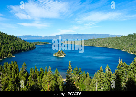 Lake Tahoe vista, California, Stati Uniti d'America, America del Nord Foto Stock
