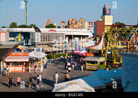 Vergnügungspark Volks-Prater, Wien Österreich | parco di divertimenti Prater di Vienna, Austria Foto Stock