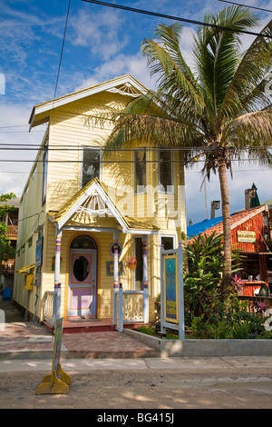 Honduras, isole di Bay, Roatan, West End Foto Stock