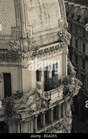 L'Italia, Lombardia, Milano, vista aerea di Piazza Missori Foto Stock
